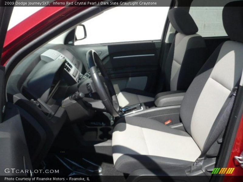 Inferno Red Crystal Pearl / Dark Slate Gray/Light Graystone 2009 Dodge Journey SXT