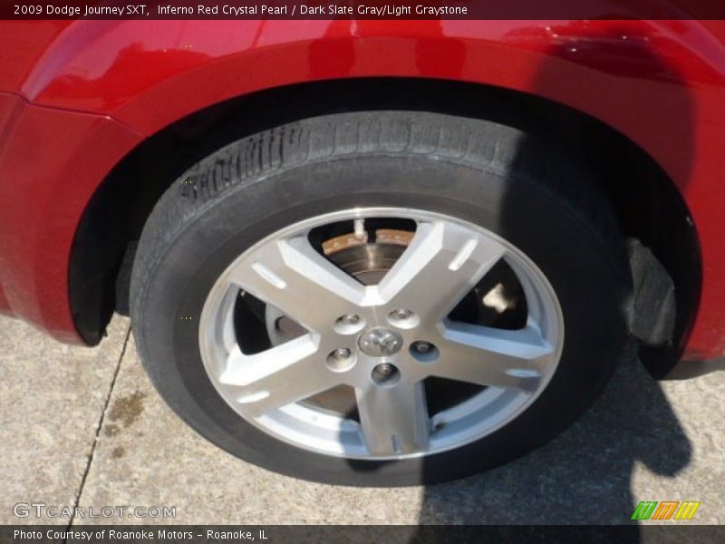 Inferno Red Crystal Pearl / Dark Slate Gray/Light Graystone 2009 Dodge Journey SXT