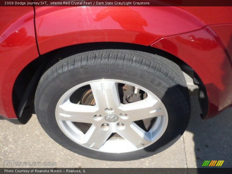 Inferno Red Crystal Pearl / Dark Slate Gray/Light Graystone 2009 Dodge Journey SXT