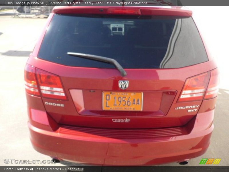 Inferno Red Crystal Pearl / Dark Slate Gray/Light Graystone 2009 Dodge Journey SXT