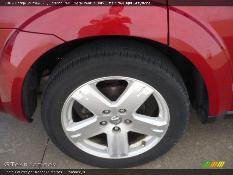 Inferno Red Crystal Pearl / Dark Slate Gray/Light Graystone 2009 Dodge Journey SXT