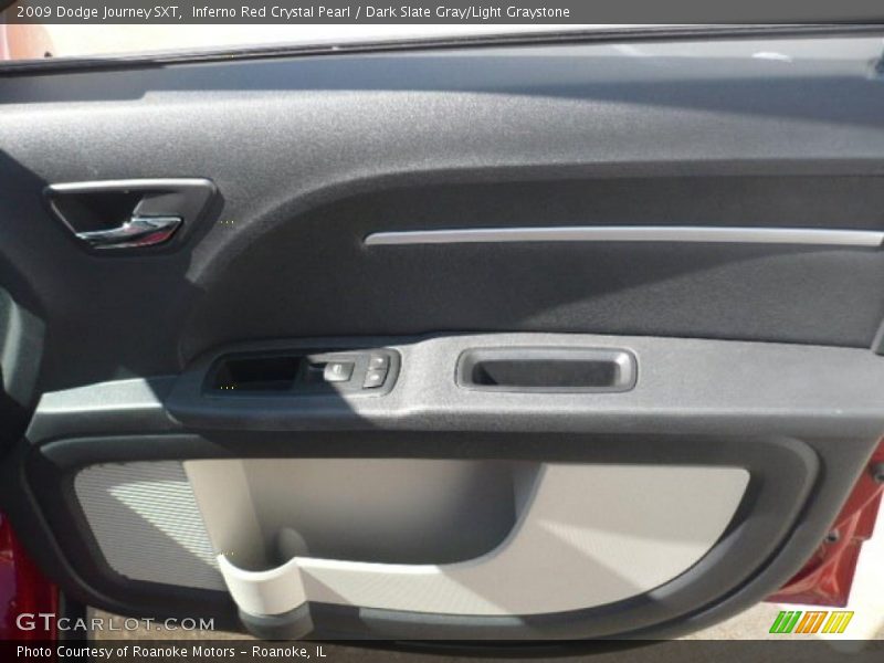 Inferno Red Crystal Pearl / Dark Slate Gray/Light Graystone 2009 Dodge Journey SXT