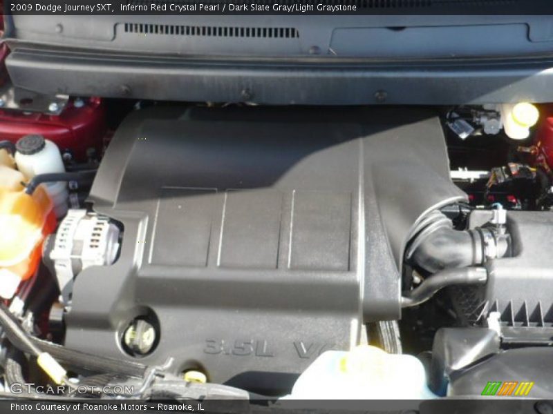 Inferno Red Crystal Pearl / Dark Slate Gray/Light Graystone 2009 Dodge Journey SXT