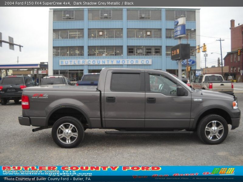 Dark Shadow Grey Metallic / Black 2004 Ford F150 FX4 SuperCrew 4x4