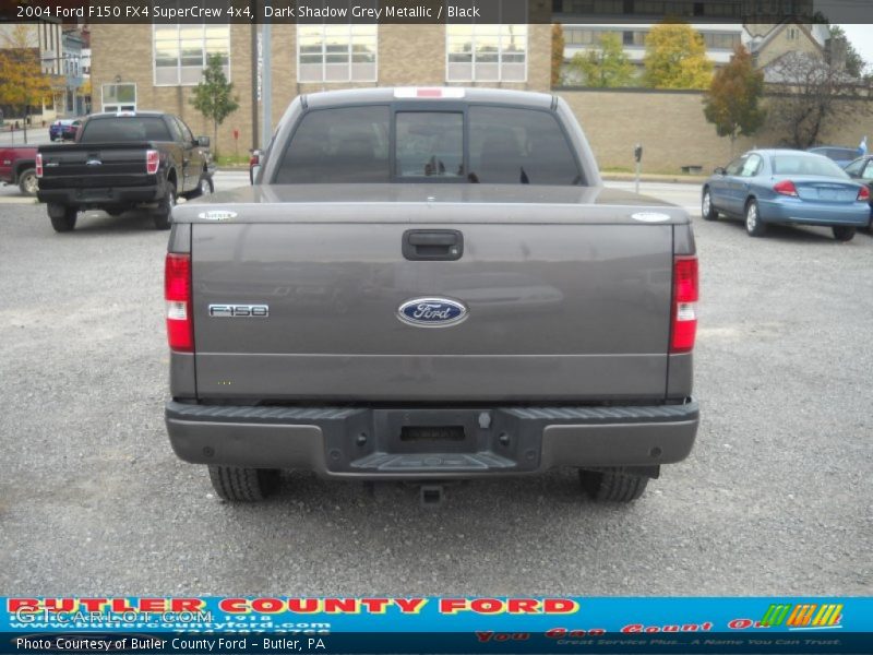 Dark Shadow Grey Metallic / Black 2004 Ford F150 FX4 SuperCrew 4x4