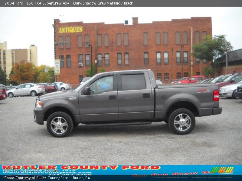 Dark Shadow Grey Metallic / Black 2004 Ford F150 FX4 SuperCrew 4x4