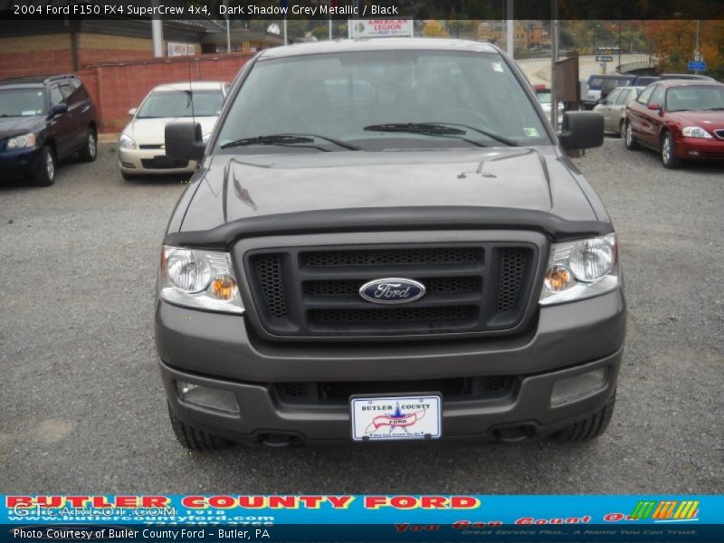 Dark Shadow Grey Metallic / Black 2004 Ford F150 FX4 SuperCrew 4x4