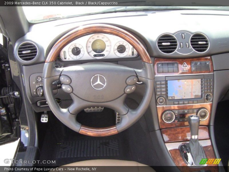 Black / Black/Cappuccino 2009 Mercedes-Benz CLK 350 Cabriolet