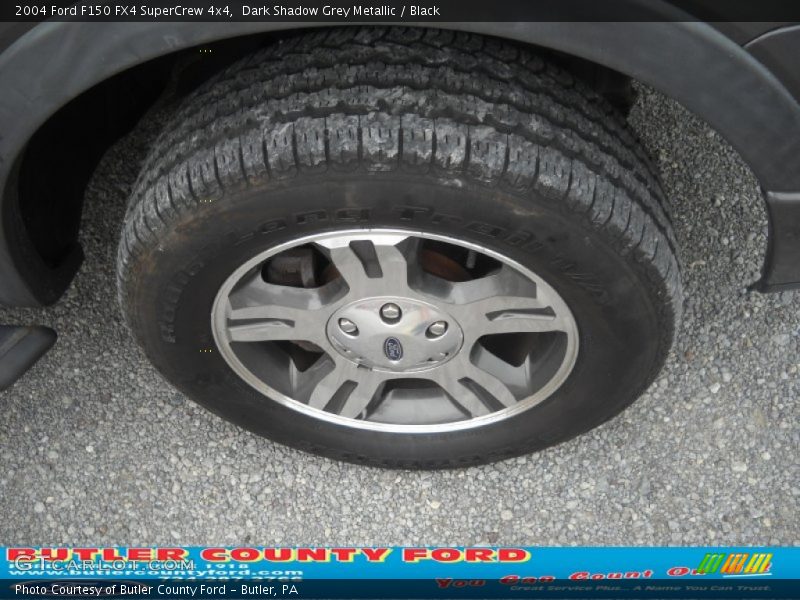 Dark Shadow Grey Metallic / Black 2004 Ford F150 FX4 SuperCrew 4x4