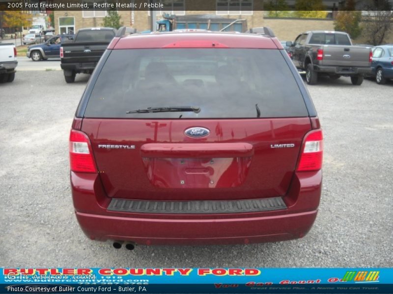 Redfire Metallic / Pebble 2005 Ford Freestyle Limited