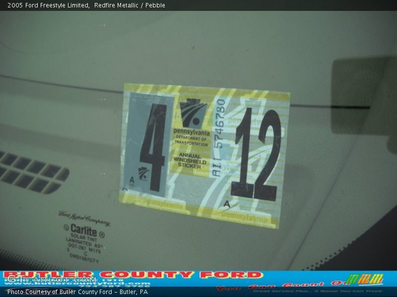 Redfire Metallic / Pebble 2005 Ford Freestyle Limited