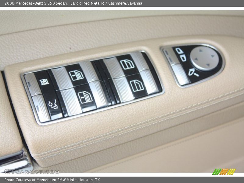 Controls of 2008 S 550 Sedan