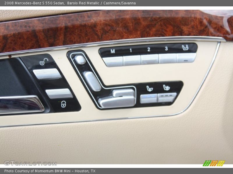 Controls of 2008 S 550 Sedan