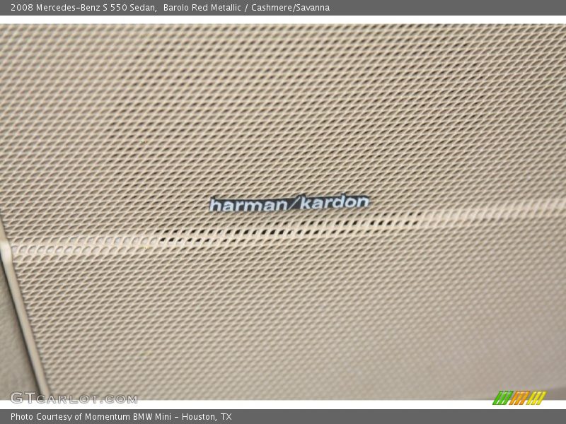 Barolo Red Metallic / Cashmere/Savanna 2008 Mercedes-Benz S 550 Sedan