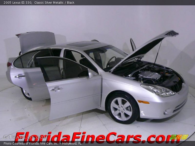 Classic Silver Metallic / Black 2005 Lexus ES 330