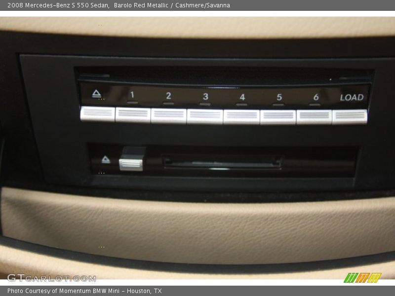 Controls of 2008 S 550 Sedan