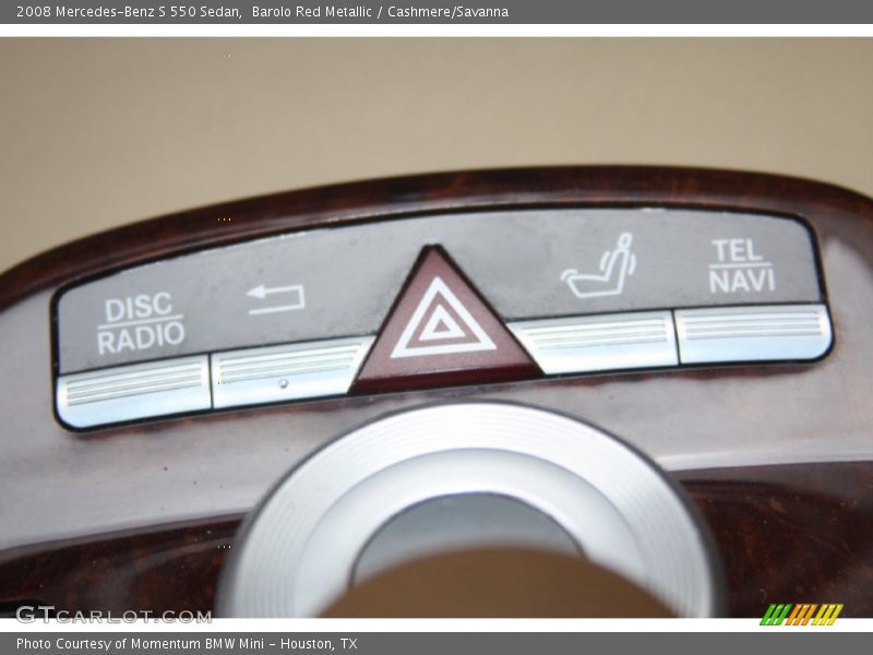 Controls of 2008 S 550 Sedan