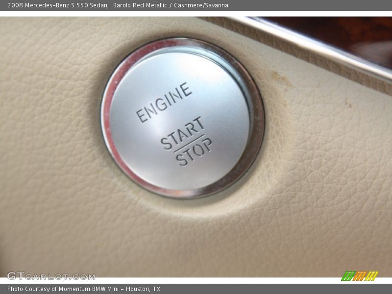 Controls of 2008 S 550 Sedan