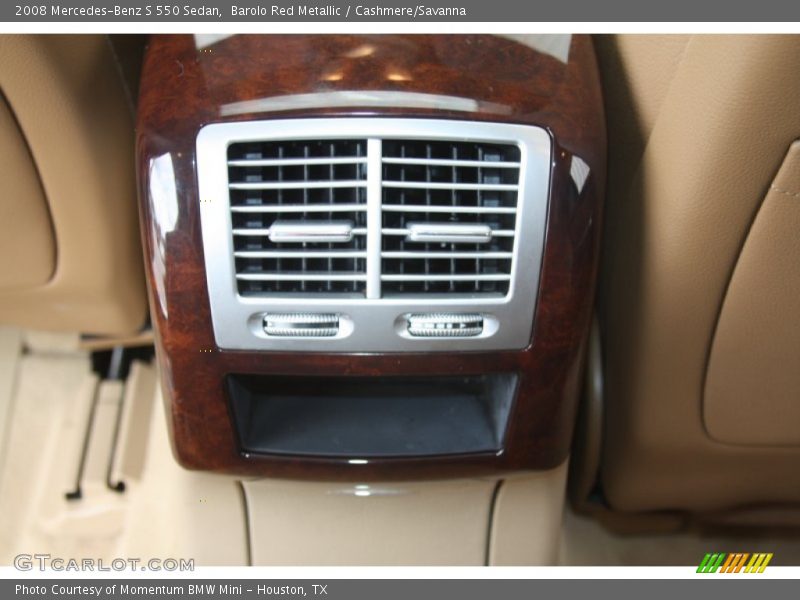 Barolo Red Metallic / Cashmere/Savanna 2008 Mercedes-Benz S 550 Sedan