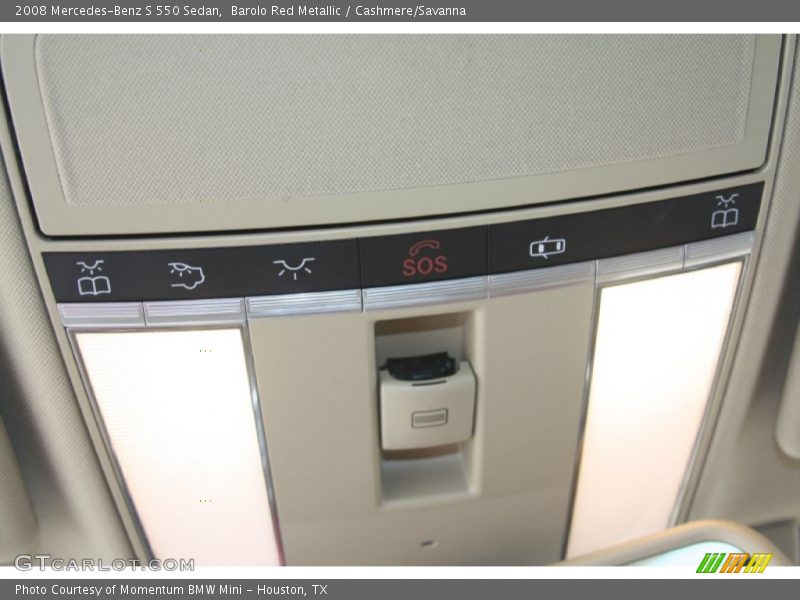 Barolo Red Metallic / Cashmere/Savanna 2008 Mercedes-Benz S 550 Sedan