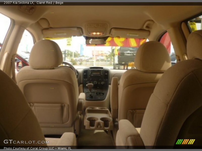 Claret Red / Beige 2007 Kia Sedona LX