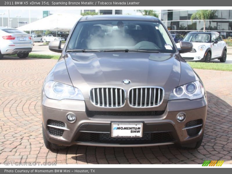 Sparkling Bronze Metallic / Tobacco Nevada Leather 2011 BMW X5 xDrive 35d