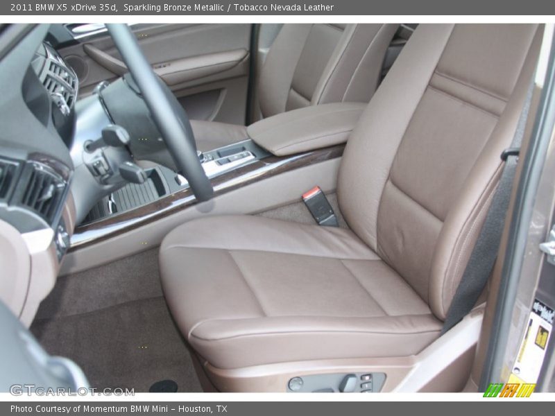 Sparkling Bronze Metallic / Tobacco Nevada Leather 2011 BMW X5 xDrive 35d