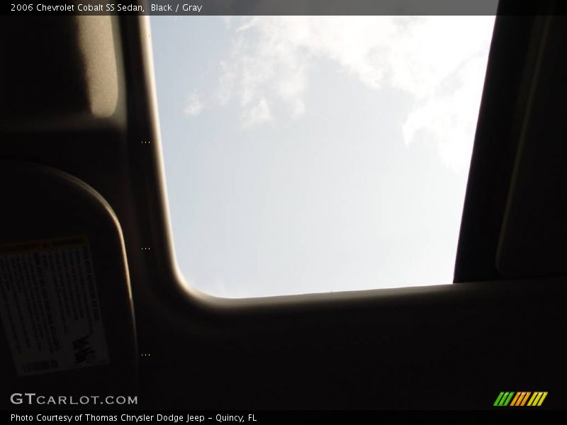 Black / Gray 2006 Chevrolet Cobalt SS Sedan