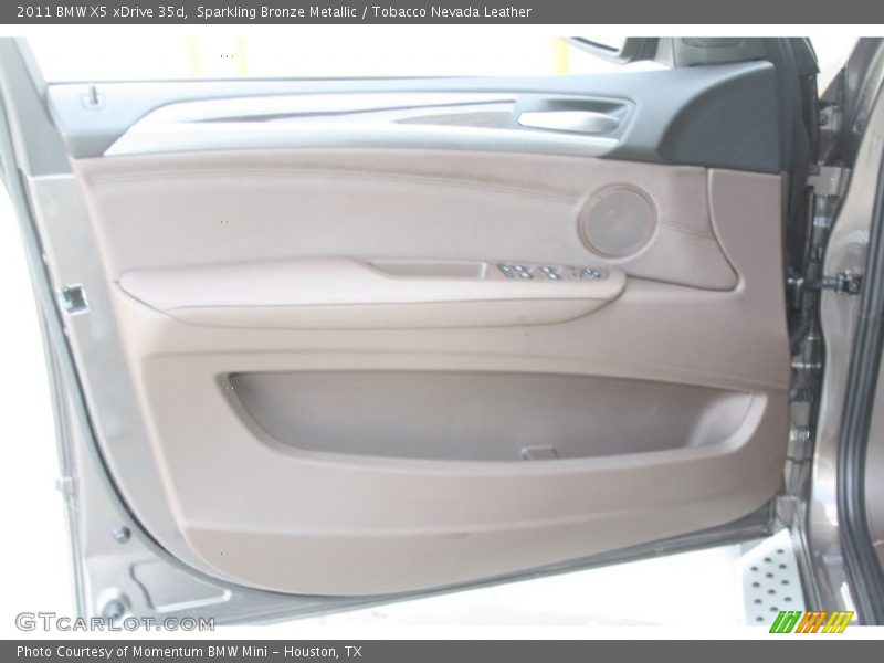 Sparkling Bronze Metallic / Tobacco Nevada Leather 2011 BMW X5 xDrive 35d