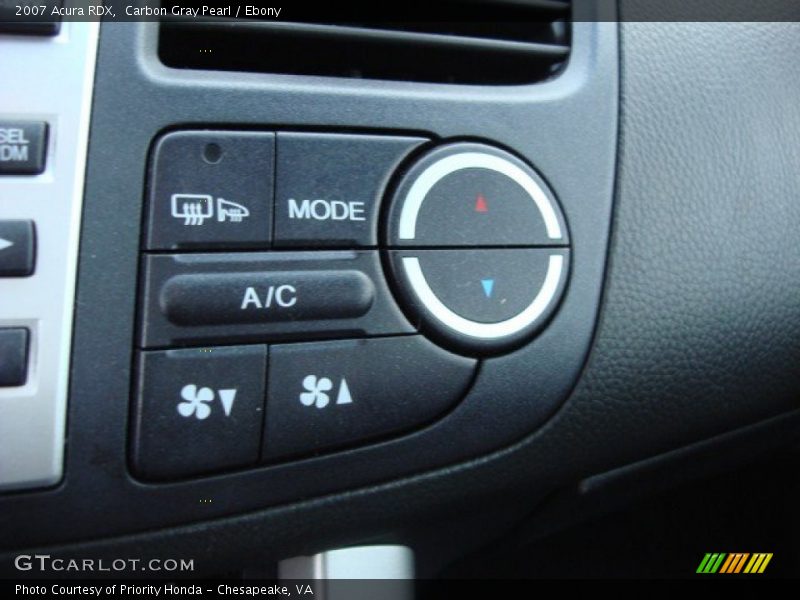 Carbon Gray Pearl / Ebony 2007 Acura RDX