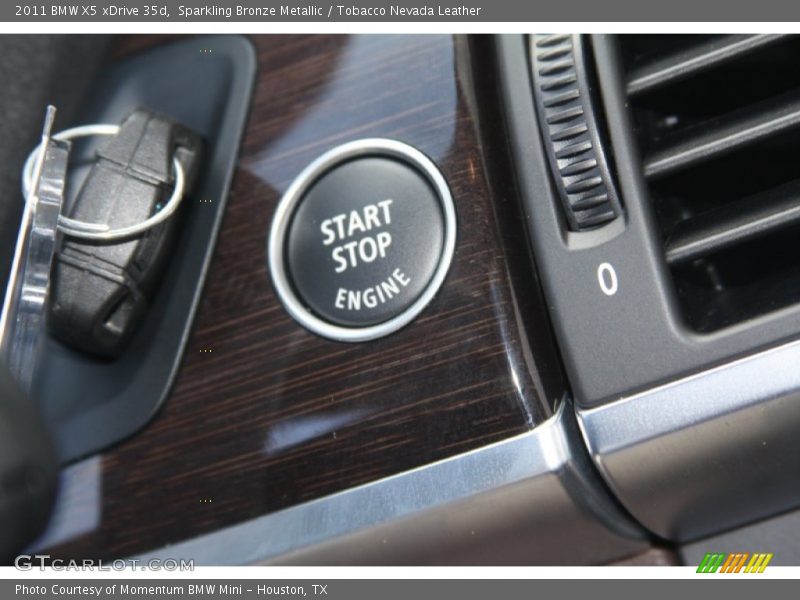 Sparkling Bronze Metallic / Tobacco Nevada Leather 2011 BMW X5 xDrive 35d