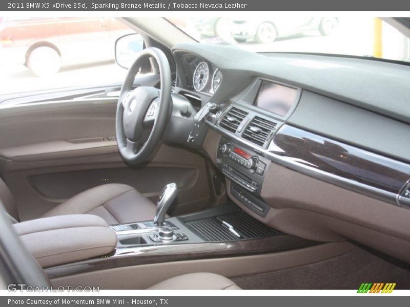 Sparkling Bronze Metallic / Tobacco Nevada Leather 2011 BMW X5 xDrive 35d