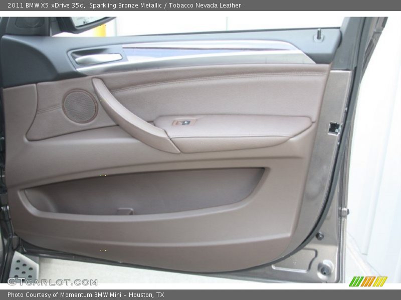 Sparkling Bronze Metallic / Tobacco Nevada Leather 2011 BMW X5 xDrive 35d