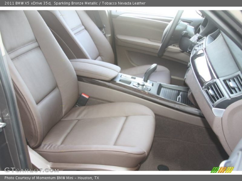 Sparkling Bronze Metallic / Tobacco Nevada Leather 2011 BMW X5 xDrive 35d