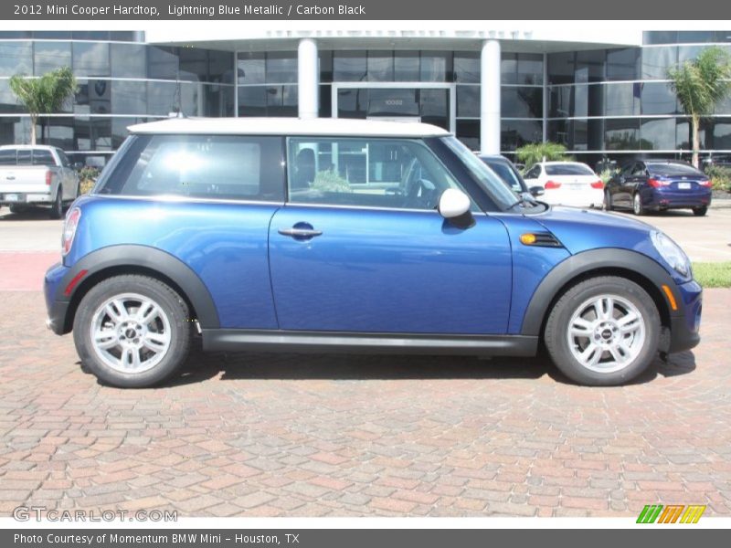 Lightning Blue Metallic / Carbon Black 2012 Mini Cooper Hardtop