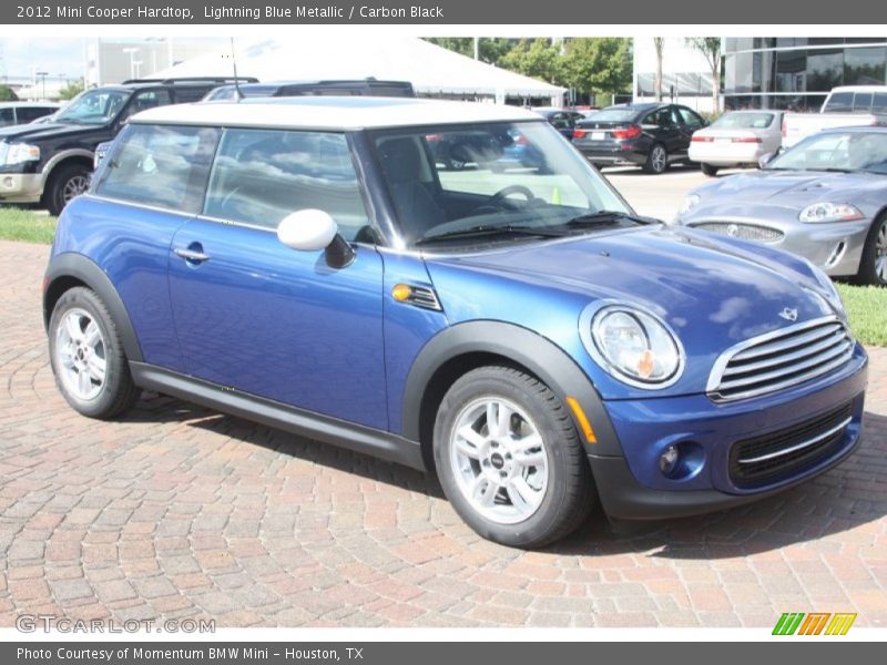 Lightning Blue Metallic / Carbon Black 2012 Mini Cooper Hardtop