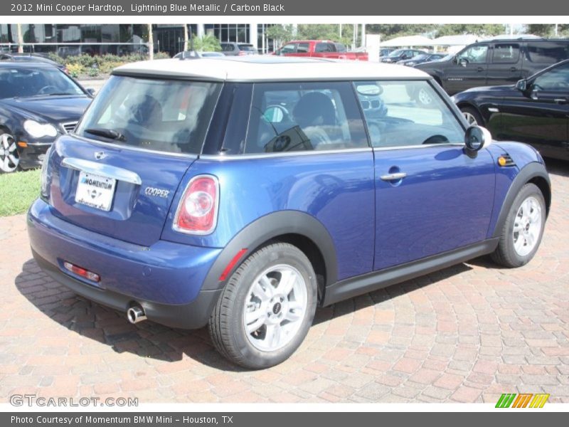 Lightning Blue Metallic / Carbon Black 2012 Mini Cooper Hardtop