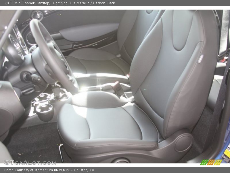 Lightning Blue Metallic / Carbon Black 2012 Mini Cooper Hardtop