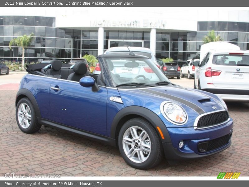  2012 Cooper S Convertible Lightning Blue Metallic