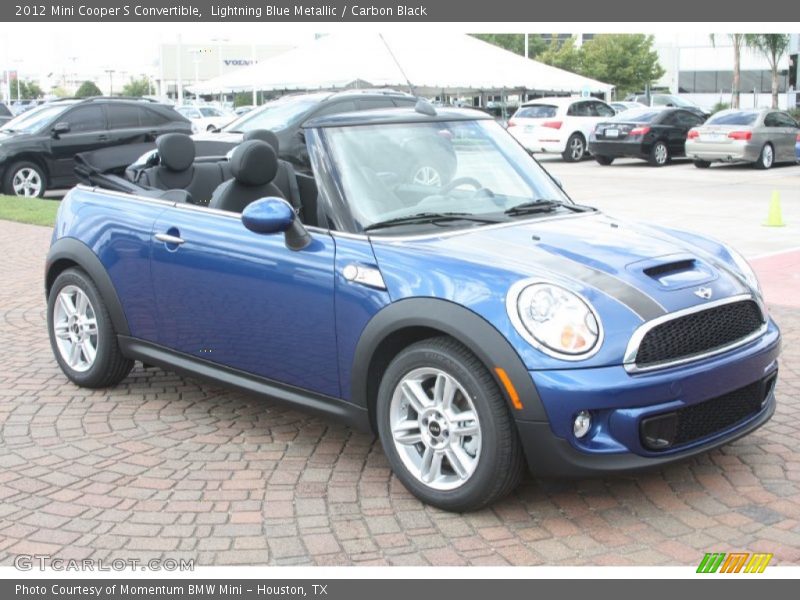  2012 Cooper S Convertible Lightning Blue Metallic