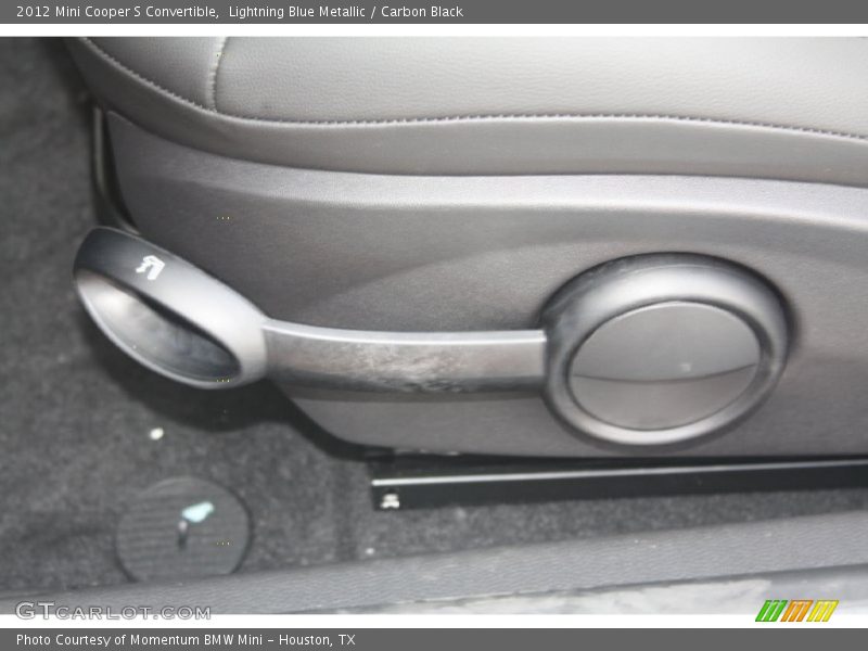 Lightning Blue Metallic / Carbon Black 2012 Mini Cooper S Convertible