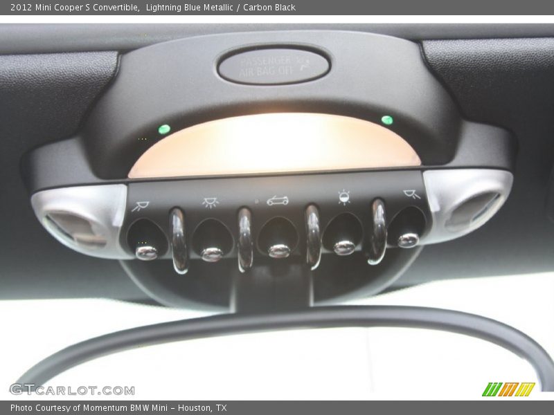 Controls of 2012 Cooper S Convertible