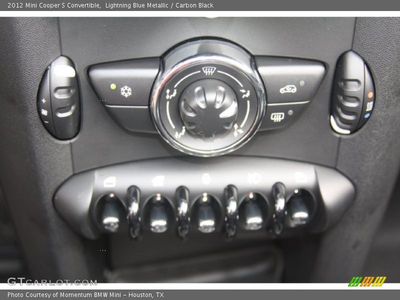 Controls of 2012 Cooper S Convertible