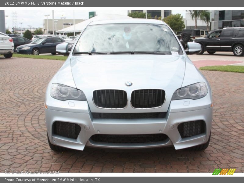 Silverstone Metallic / Black 2012 BMW X6 M