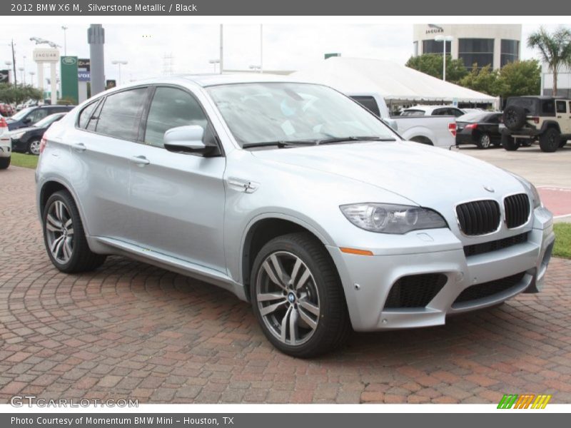 Silverstone Metallic / Black 2012 BMW X6 M