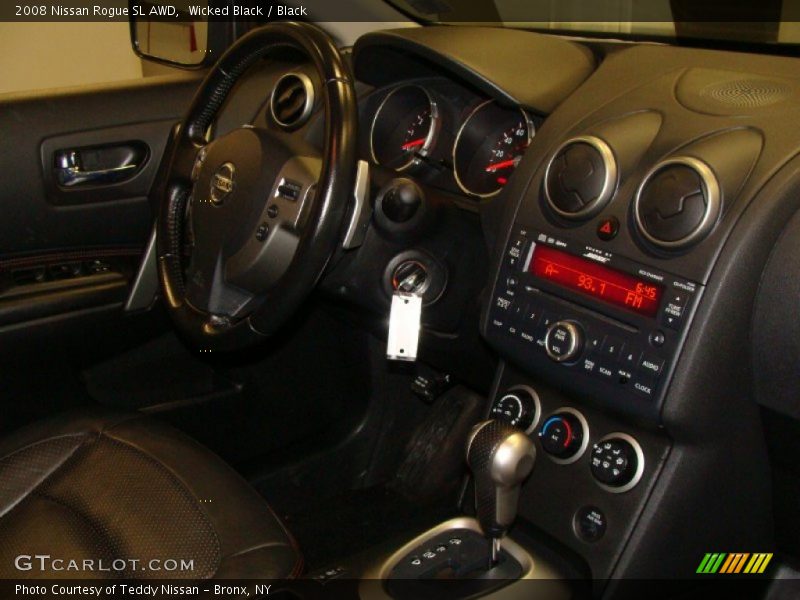 Wicked Black / Black 2008 Nissan Rogue SL AWD