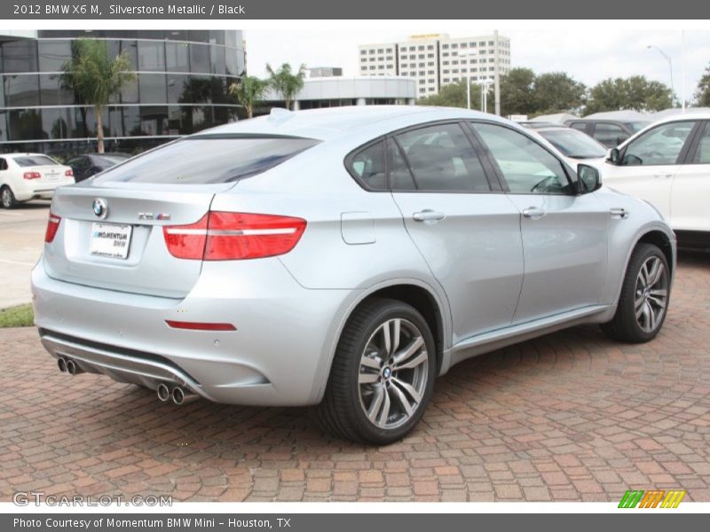 Silverstone Metallic / Black 2012 BMW X6 M