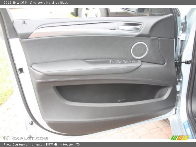 Silverstone Metallic / Black 2012 BMW X6 M