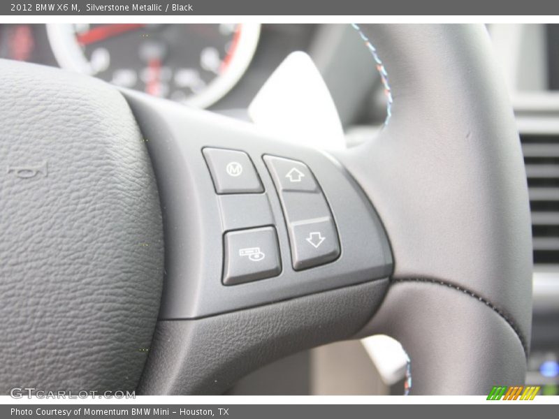 Silverstone Metallic / Black 2012 BMW X6 M