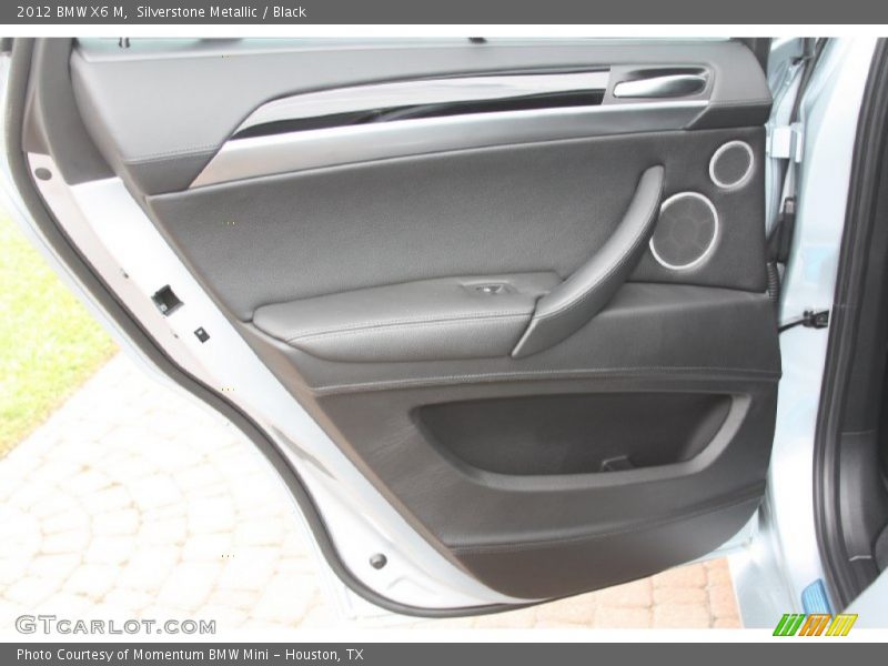 Silverstone Metallic / Black 2012 BMW X6 M